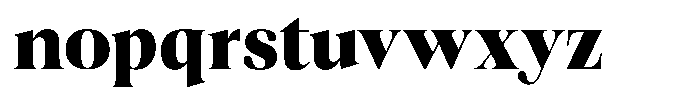 Craville Extra Bold Font LOWERCASE