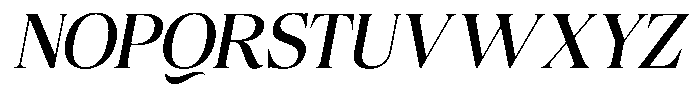 Craville Italic Font UPPERCASE