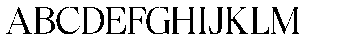 Craville Light Font UPPERCASE