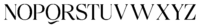 Craville Light Font UPPERCASE