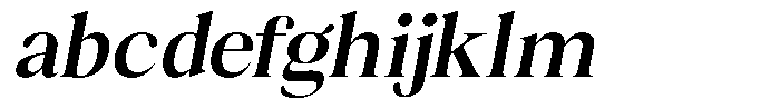 Craville Medium Italic FONT