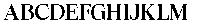 Craville Medium Font UPPERCASE
