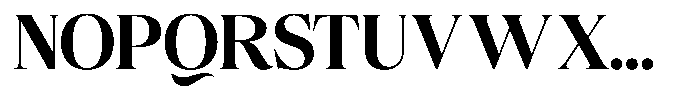 Craville Semi Bold Font UPPERCASE