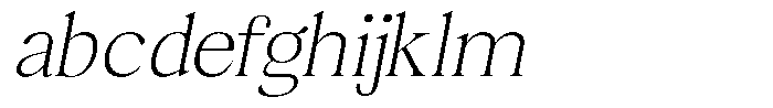 Craville Thin Italic FONT