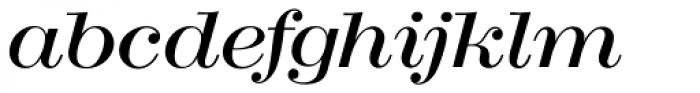 Craw Modern Italic Font LOWERCASE