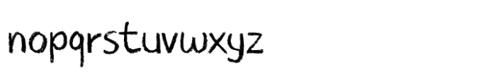 Crayon Crumble 2024 Regular Font LOWERCASE