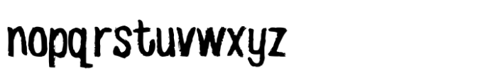 Crayon Pastel Font LOWERCASE