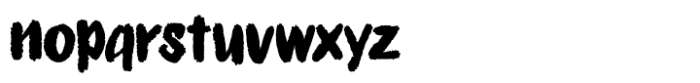 Crayon Font LOWERCASE
