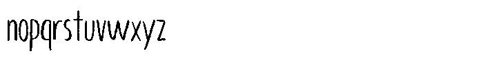 Crayonia Font LOWERCASE