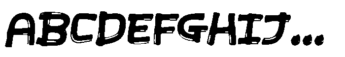Crazy Cool Font UPPERCASE