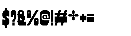 Creak Font OTHER CHARS