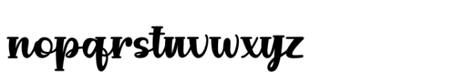 Creamy Delight Font LOWERCASE
