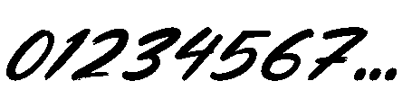 Creative Energy Italic Font OTHER CHARS