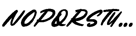 Creative Energy Italic Font LOWERCASE