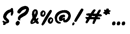 Creative Energy Regular Font OTHER CHARS