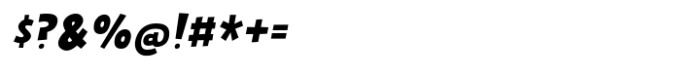 Creative Genius Italic Font OTHER CHARS