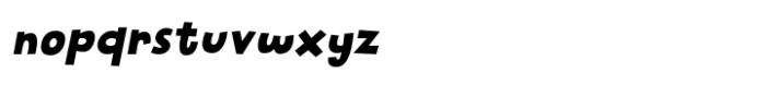 Creative Genius Italic Font LOWERCASE