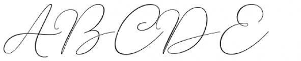 Creative Signature Regular Font UPPERCASE