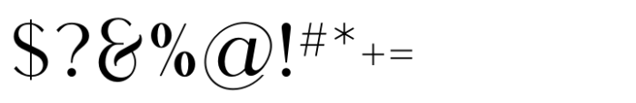 Creators Type Display Font OTHER CHARS