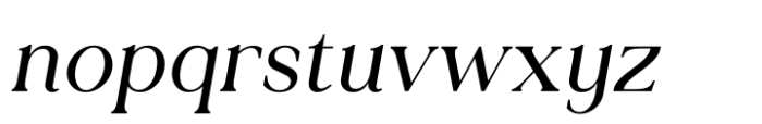 Creators Type Italic Font LOWERCASE