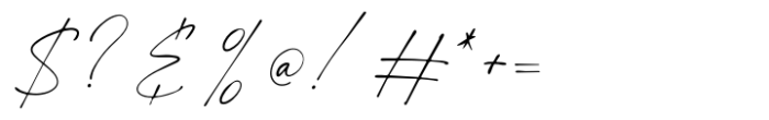 Creators Type Script Font OTHER CHARS