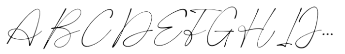 Creators Type Script Font UPPERCASE