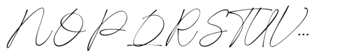 Creators Type Script Font UPPERCASE