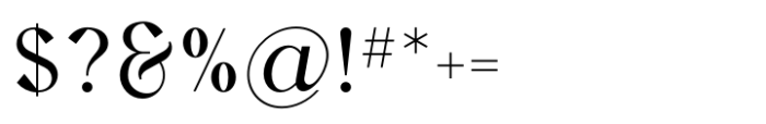 Creators Type Text Font OTHER CHARS