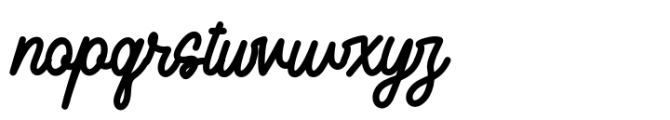 Creaty Regular Font LOWERCASE