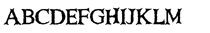 Creepy Souls Font UPPERCASE