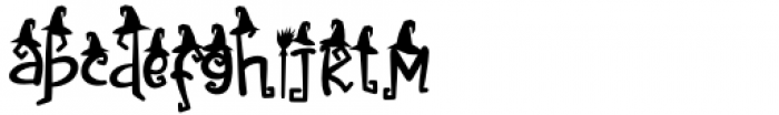 Creepy Witch Alternate Font LOWERCASE