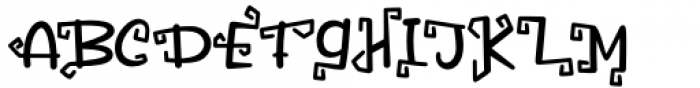 Creepy Witch Regular Font UPPERCASE