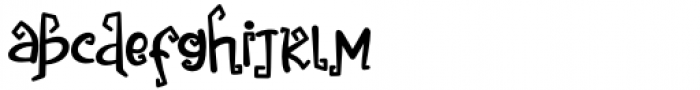 Creepy Witch Regular Font LOWERCASE