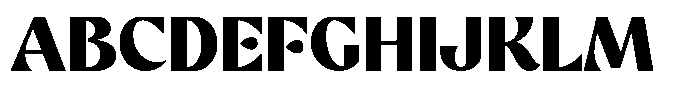 Cregmils Font UPPERCASE