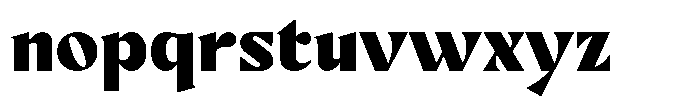 Cregmils Font LOWERCASE