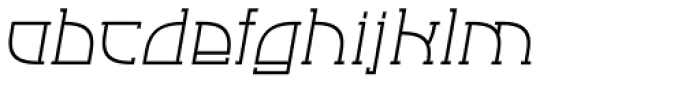 Crem Slab Regular Italic Font LOWERCASE