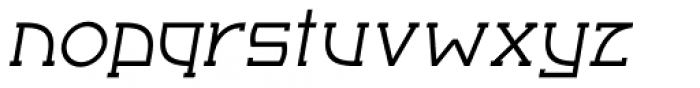 Crem Slab Semi Bold Italic Font LOWERCASE