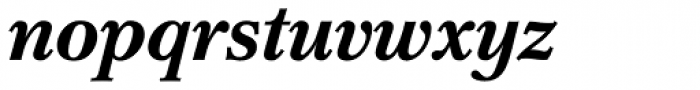 Cremona BQ Bold Italic Font LOWERCASE