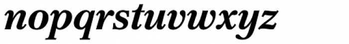 Cremona Bold Italic Font LOWERCASE