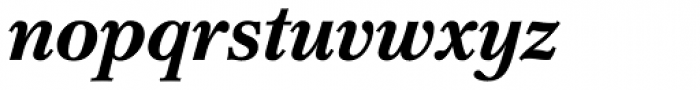 Cremona Pro Bold Italic Font LOWERCASE