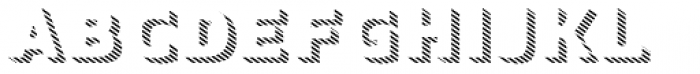 Crepes 3D Stripe Font LOWERCASE