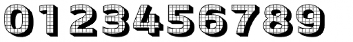 Crepes Extrude Check Font OTHER CHARS