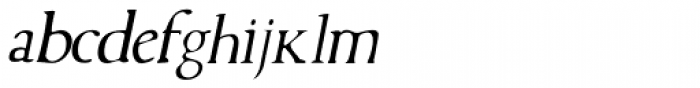 Cresciesco Italic Font LOWERCASE