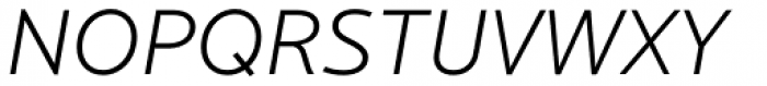 Cresta Light Italic Font UPPERCASE