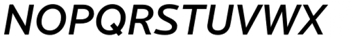 Cresta Medium Italic Font UPPERCASE