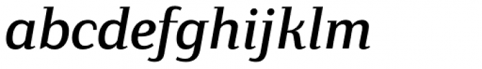 Crete Thin Italic Font LOWERCASE