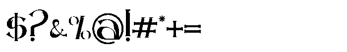 Crevia Regular Font OTHER CHARS