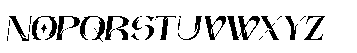 Crevia Slant Font UPPERCASE
