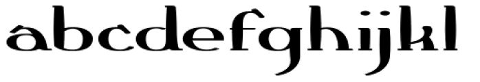 Crewekerne Expanded Heavy Font LOWERCASE