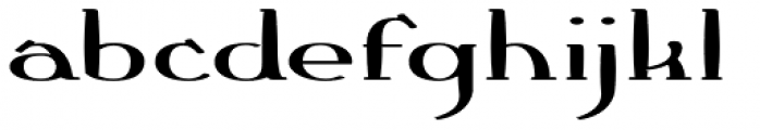Crewekerne Magna Expanded Bold Font LOWERCASE